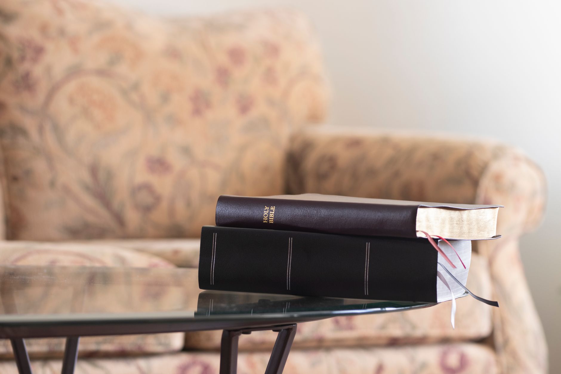 books on a table
